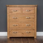 Manhattan 5 Drawer Oak Chest