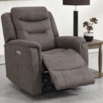Harrogate Armchair Electric in brown