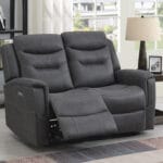 Harrogate 2 seater electric sofa in grey