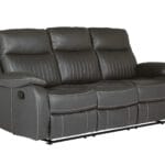 Barkley 3 Seater Manual Recliner in Dark Grey
