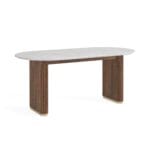 Harvard Oval Dining Table - Marble Top