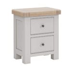 Salcombe Stone Grey Bedside Locker