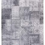 Modena Patchwork Grey Rug
