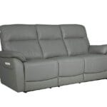 Nerano 3 Seater Electric Recliner Steel