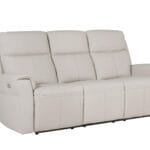 Russo 3 Seater Stone Electric Recliner