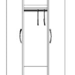 Greystones 2 Door Kids Wardrobe