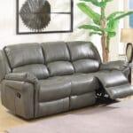Farnham Leather Air 3 Seater Grey
