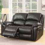 Farnham Leather Air 2 Seater Black