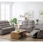 Windsor 3 + 2 Reclining Suite in Latte