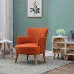 Keira Armchair in Sunburnt Orange