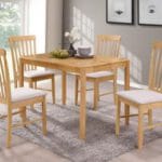 Cologne 1x4 Dining Set with 4 Chairs