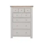 Doune Tall Chest 8 Drawer - Taupe