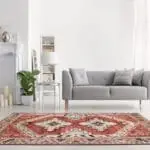Florence Burgundy Cream Rug