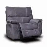 Emilio Dark Grey Armchair Recliner