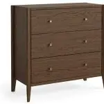Paris Brown Oak 3 Drawer Chest