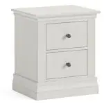 Bordeaux Cotton Bedside 2 Drawers