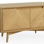 Valencia Oak Corner Media Unit