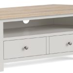 Modern Country Stone Grey Corner TV Unit