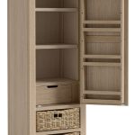 Modern Country Oak Larder Unit