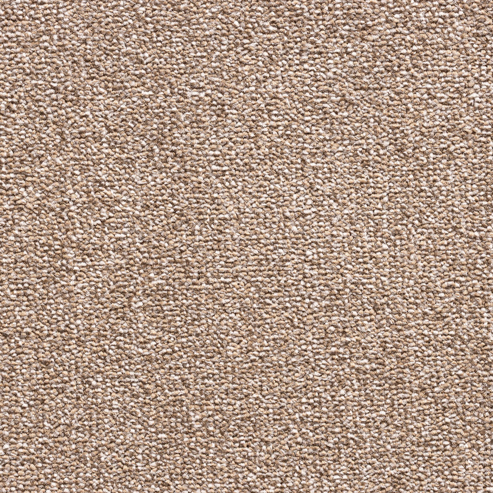 Close-up of brown textured carpet fibers with a looped pile pattern.