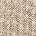 Close-up of beige loop-pile carpet fibers with a soft, textured surface